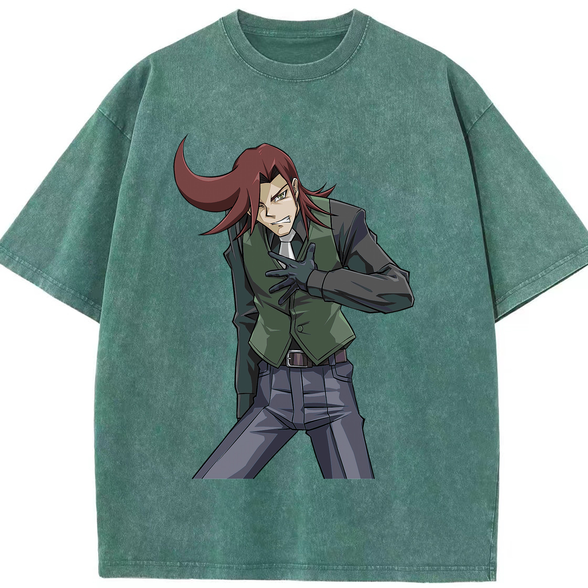 （画像用） 遊☆戯☆王 Yu-Gi-Oh! 綿100% ヴィンテージ風 半袖Tシャツ（フロントプリント）